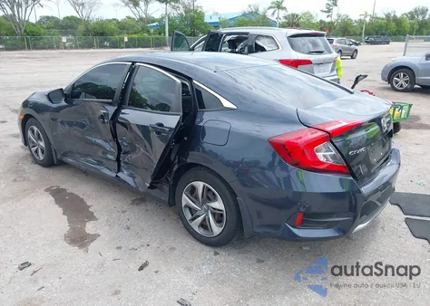 2019 Honda Civic Lx z USA, uszkodzony, nr VIN 2HGFC2F69KH583726